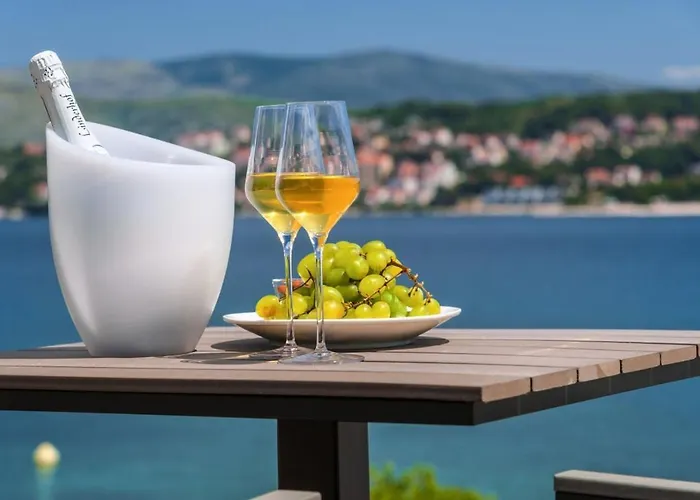 Luxury Beachfront Villa Trogir 1 On Ciovo With 2 Pools Villa Trogir