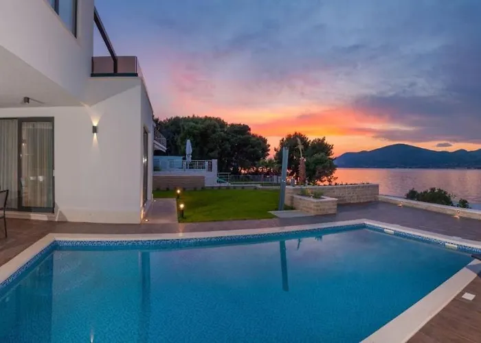 Luxury Beachfront Villa Trogir 1 On Ciovo With 2 Pools Villa *